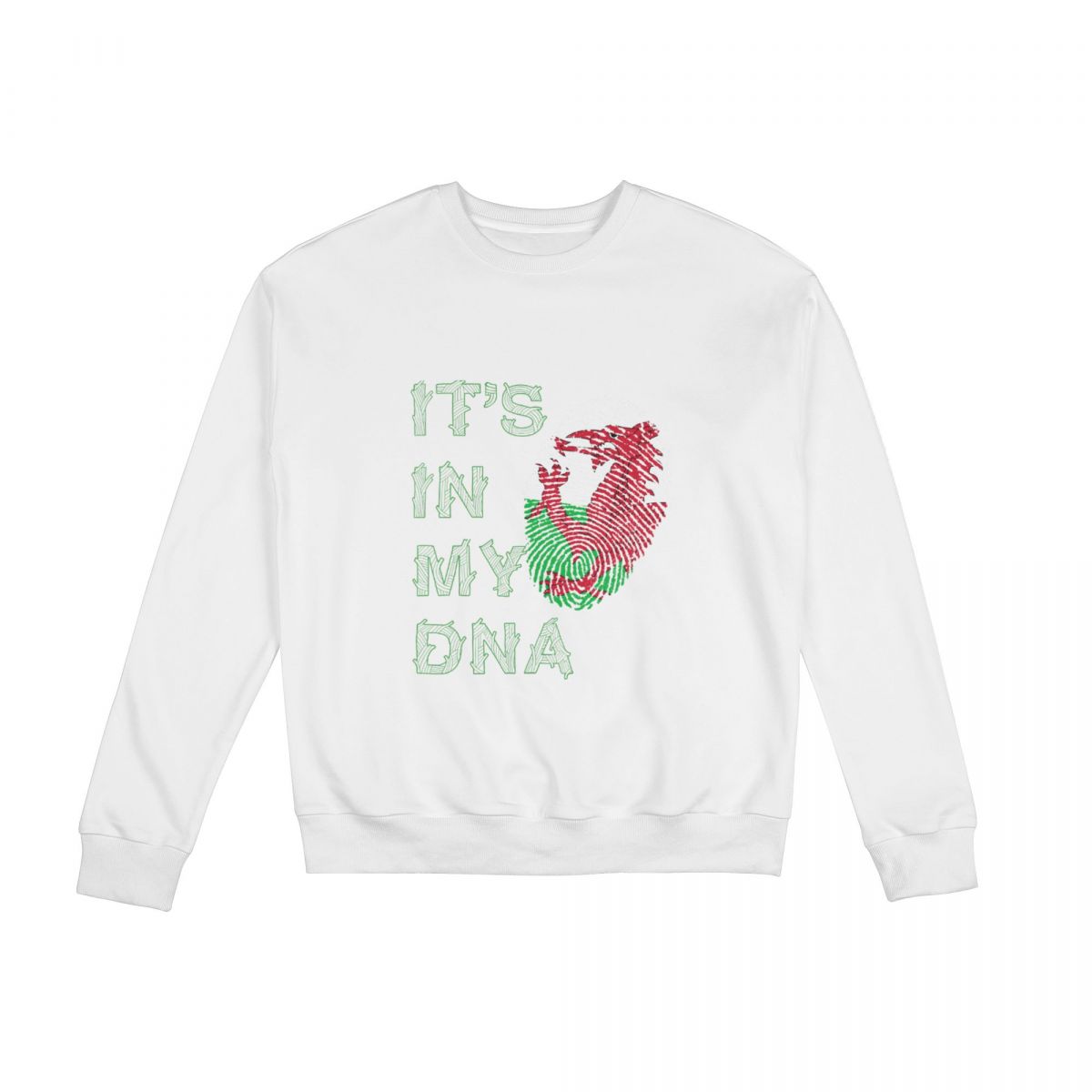 Wales Fingerprint Crew Neck Sweatshirt