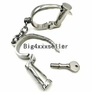 pornhint Pornhint Horseshoe Stainless Steel Handcuffs Ankle Wrist Cuffs Restraints Couple games