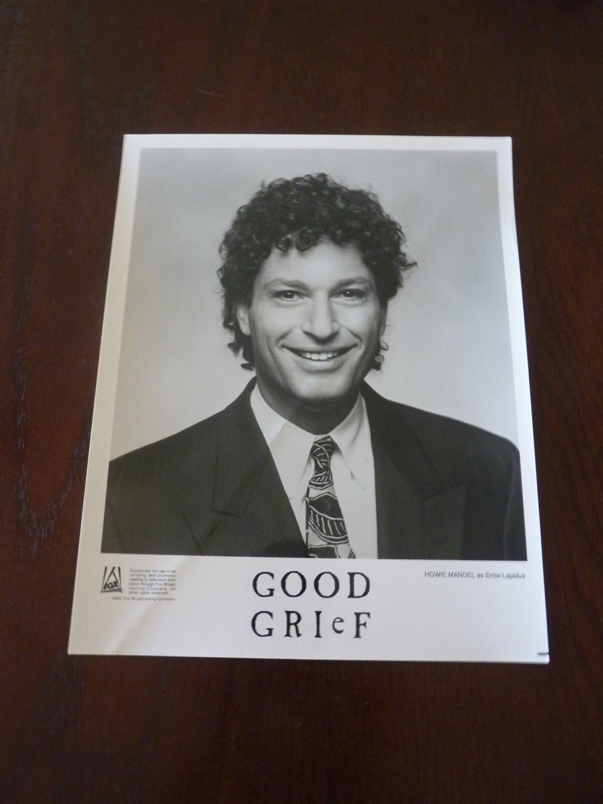 Howie Mandel Good Grief Actor Sexy 8x10 B&W Promo Photo Poster painting