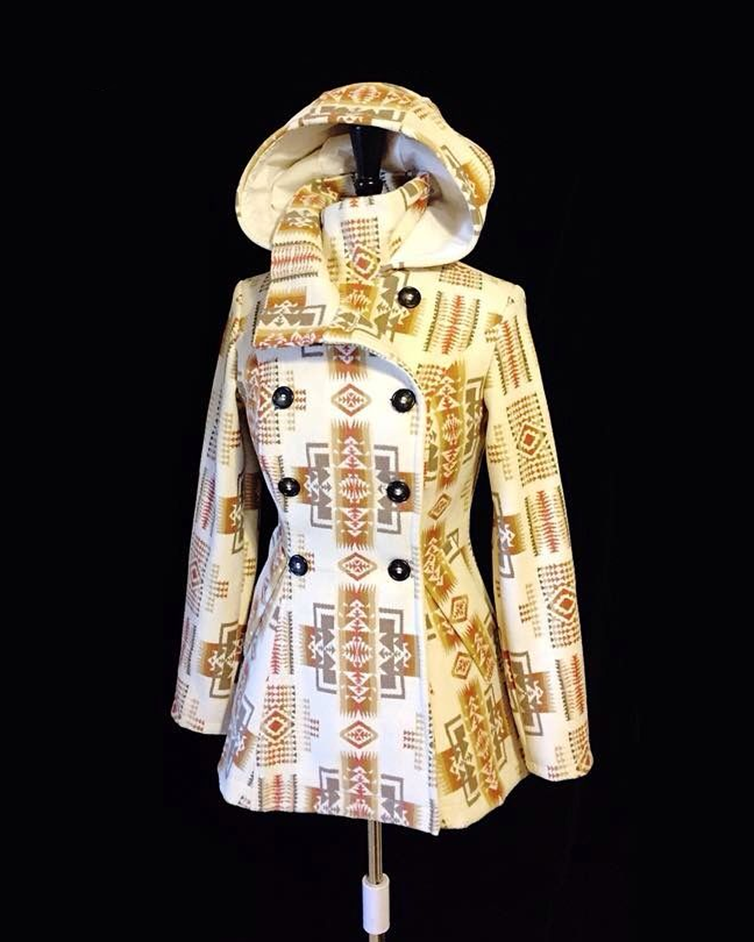Aztec Nationality soft warm hand made coat  85da