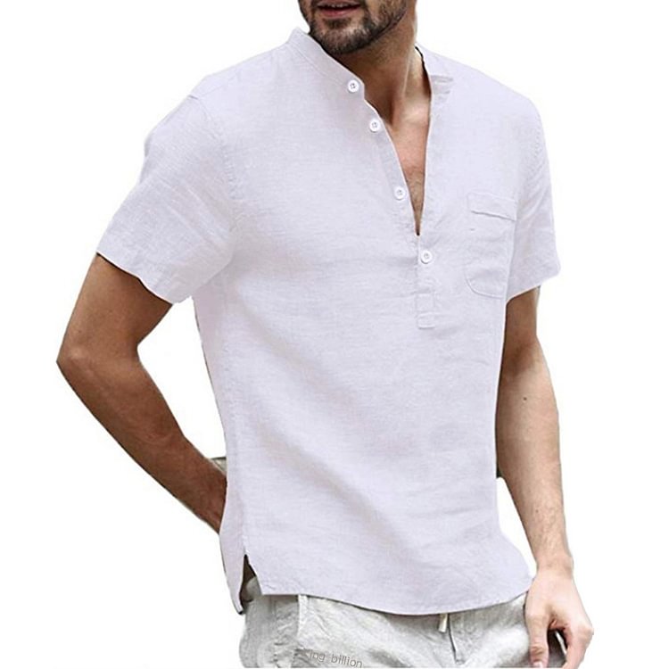Premium Linen Comfortable Casual Short Sleeve Shirts