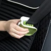 Car Seat Belt Cleaning Brush Double Sided U Type Foldable Safe Belt Washing Tool