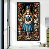 Alice-14CT Stamped Cross Stitch 40*70cm/15.75*27.56in(Big Size) tapestrymarket