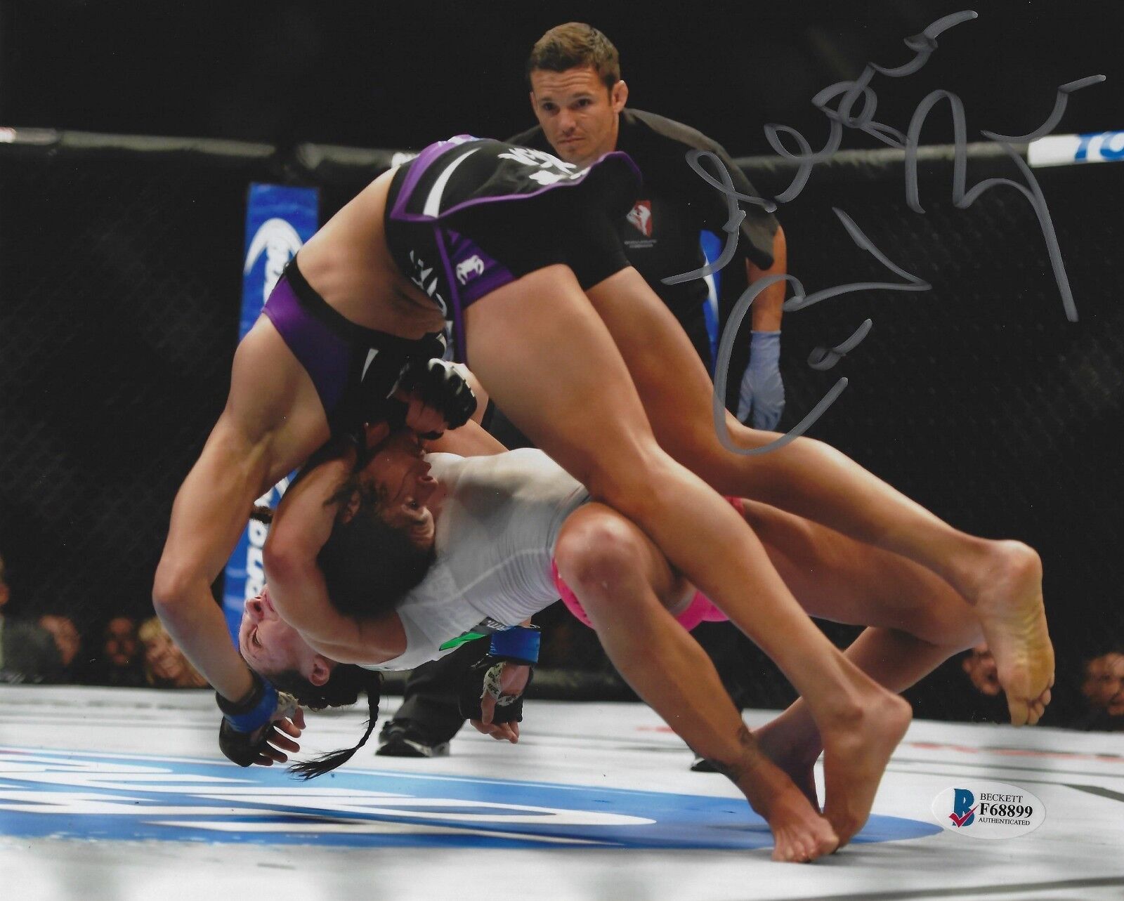 Cat Zingano Signed UFC 8x10 Photo Poster painting BAS Beckett COA Autograph 178 v Amanda Nunes 4