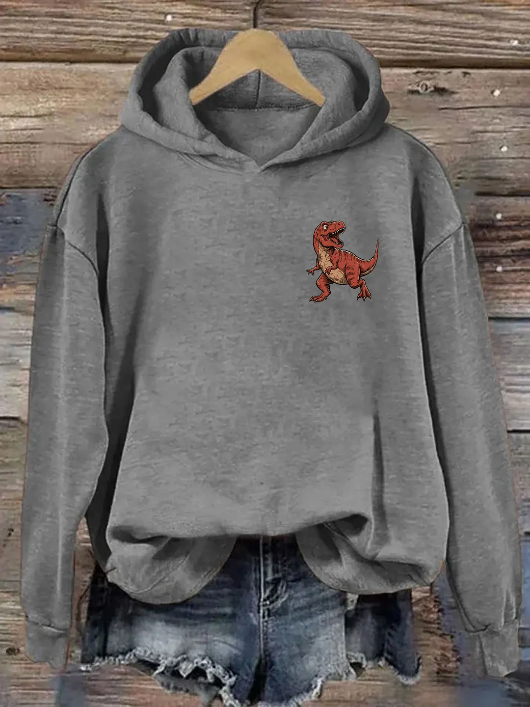 Dinosaurs Didn't Pray Funny Christian Hoodie