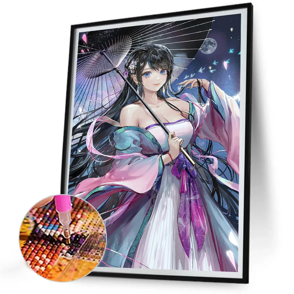 Full Round Diamond Painting 30*40cm - Girl