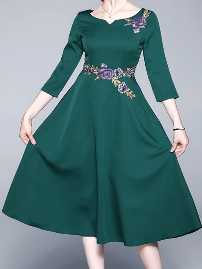 Elegant Heavy Embroidered Dress