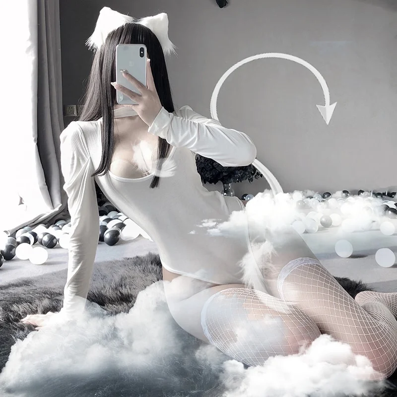 Billionm OJBK Sexy Casual Women Bodysuit Long Sleeve Hollow Out Chest Jumpsuit Girls Fashion Streetwear Outfits Overalls Fitness Rompers