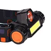 1pc Mini USB Rechargeable Headlight Flashlight Camping Night Fishing Light