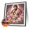 Religiöse Jesus Maria - speziell geformtes Diamantgemälde - 40*40cm