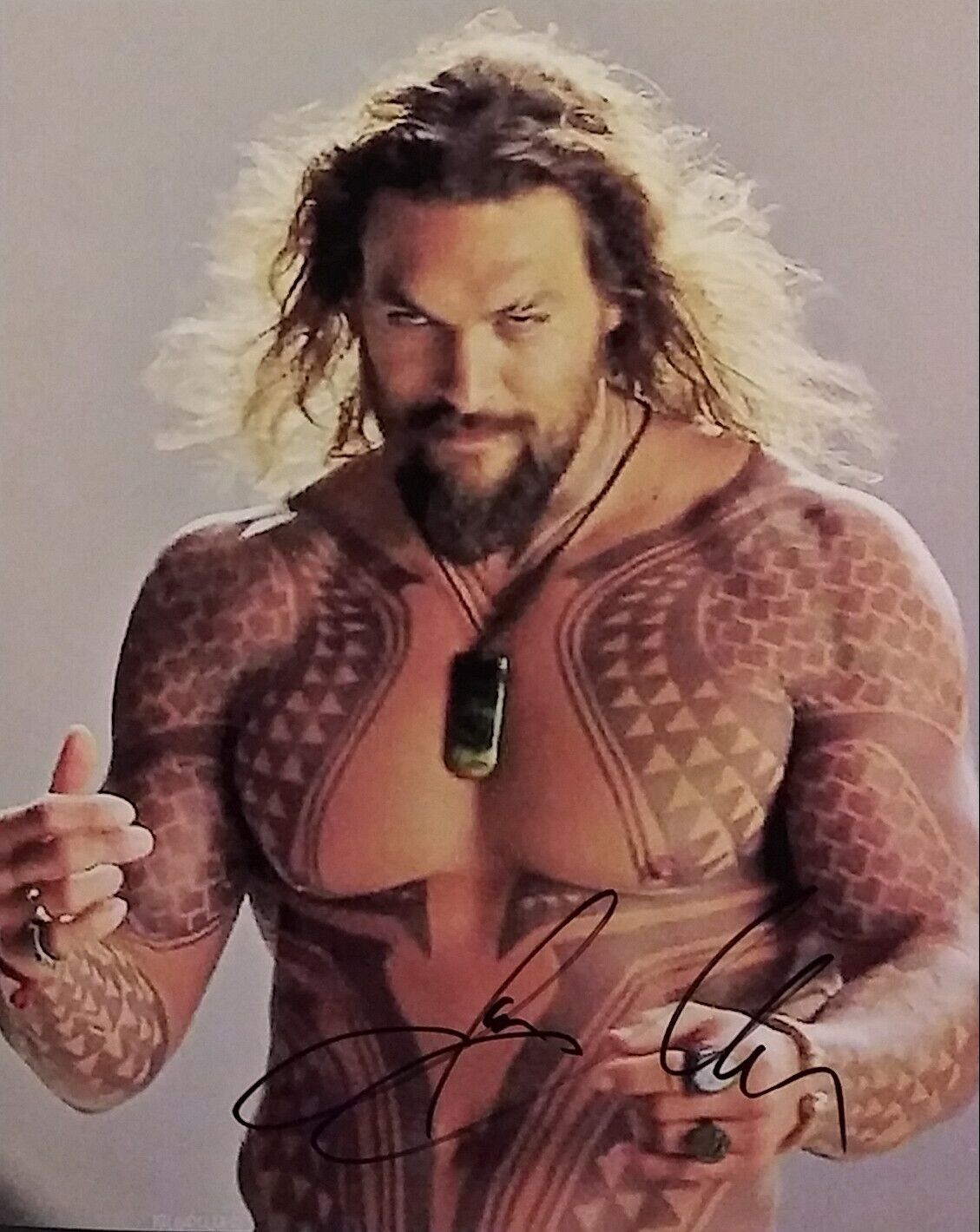 Jason Momoa - Aquaman - signed 8x10