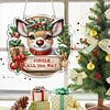 Diamond Painting Acrylic Reindeer Pendant Kits for Home Wall Decor