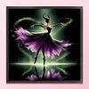 (Stamped/Counted) Ballet Maleficent Silhouette-11CT Cross Stitch 40*40cm