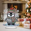 Acryl Winter Pinguin doppelseitig - 5d DIY Handwerk Ornament