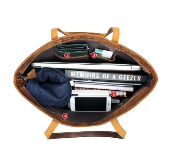 Custom leather tool bag box , vintage leather tool tote bag for men , leather anniversary gift husband gift