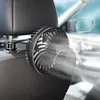 USB Car Fan 360 Rotatable Rear Seat Fan Car Cooling Fan for Sedan SUV Truck Van