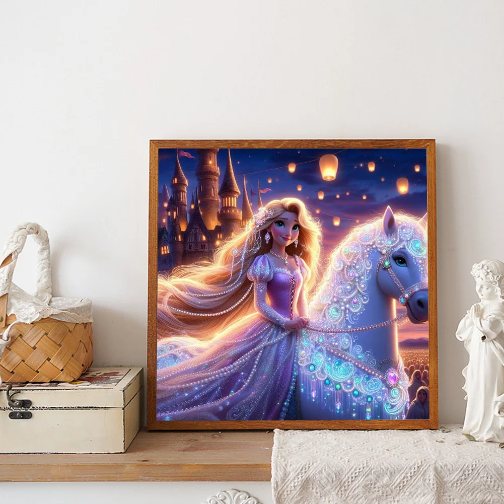 Diamond Painting - Full Round Drill - Princess Rapunzel(Canvas|40*40cm)