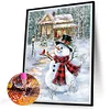 Diamond Painting-DIY Full Round Drill Snowman