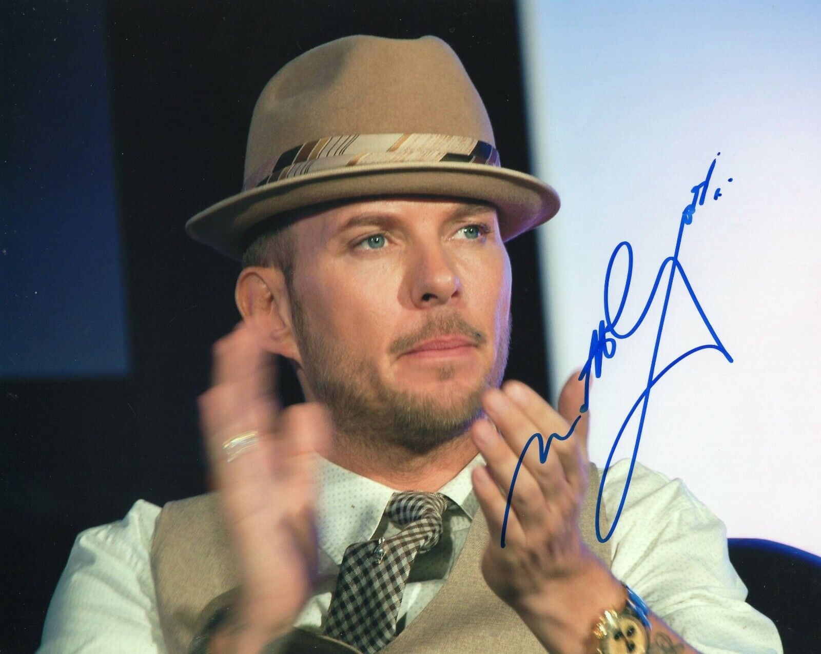 Matt Goss Signed 8x10 Photo Poster painting w/COA Singer Songwriter Music Bros Pop Band #1