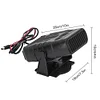 20W Solar Powered Winter Electric Heater 12V 2A Car Heater Defroster (StyleB)