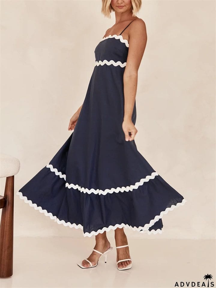 Ladies Summer New Trendy Beach Strappy Dresses