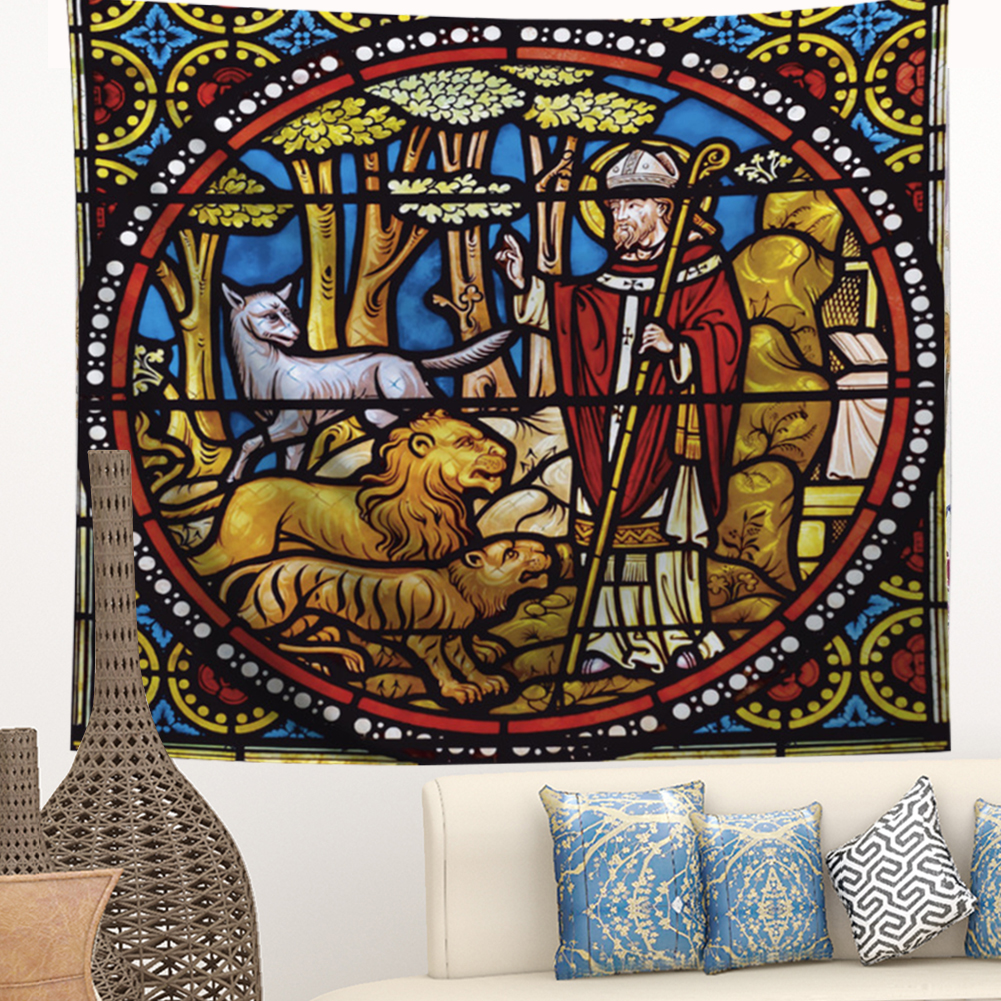 

Christ Bohemia Style Beach Mat Wall Square Hanging Tapestry Blanket, 501 Original