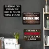 3PCS Funny and Humorous - Metal Tin Signs Set(8*12Inch/12*16Inch)