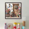 Bicycle Flowers-11CT Stamped Cross Stitch 40*40cm/15.75*15.75in tapestrymarket