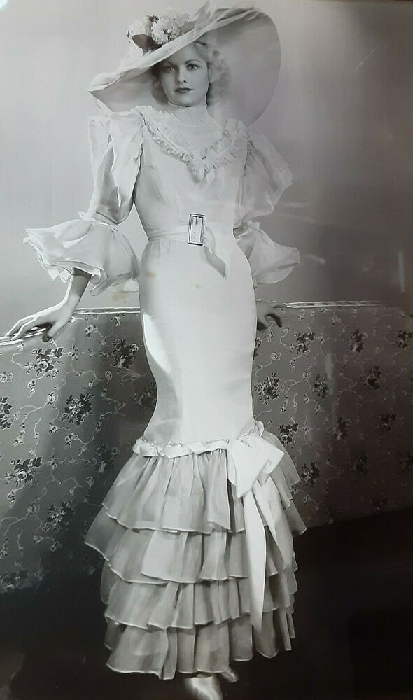 A very Young Lucille  Ball great and unique 8x10 b/w Photo Poster painting