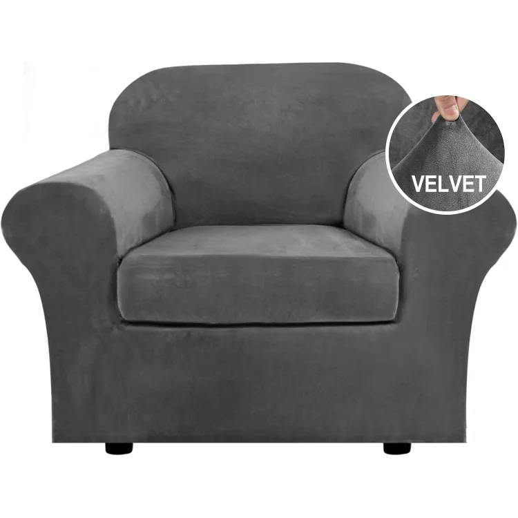 Sanmadrola Sofa Cover Slipcover Couch Cover Set for 3 Seat Sofa Super Stretch Universal Slip Cover Furniture Protector 4 Pieces