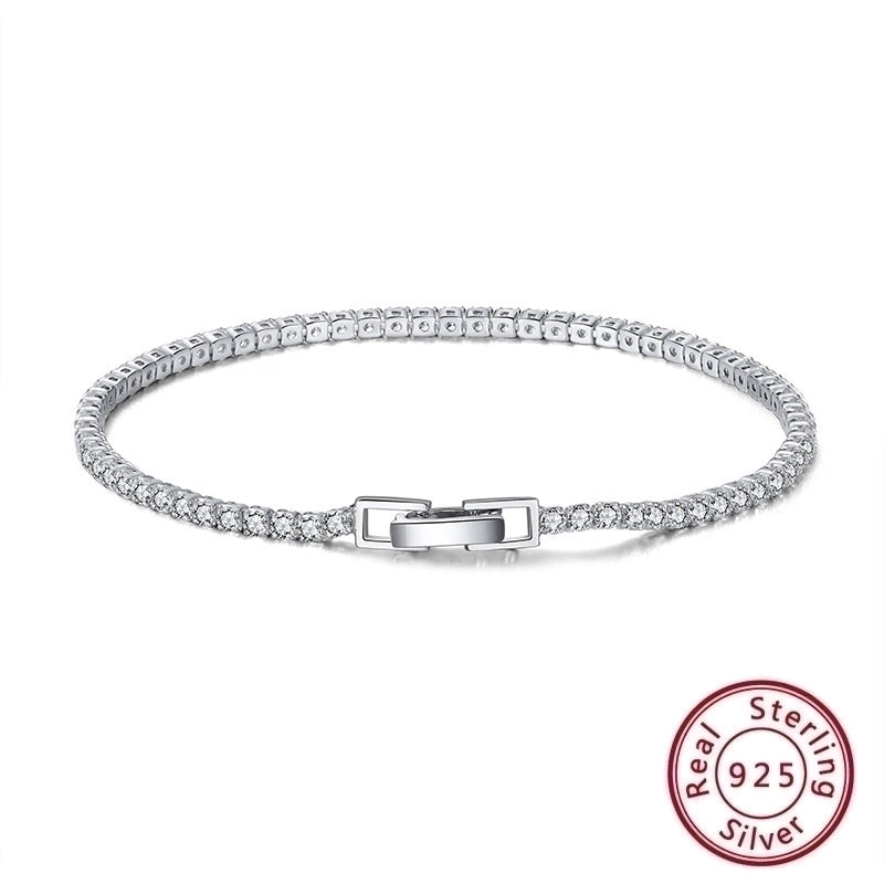 925 Sterling Silver Bracelets Minimalist