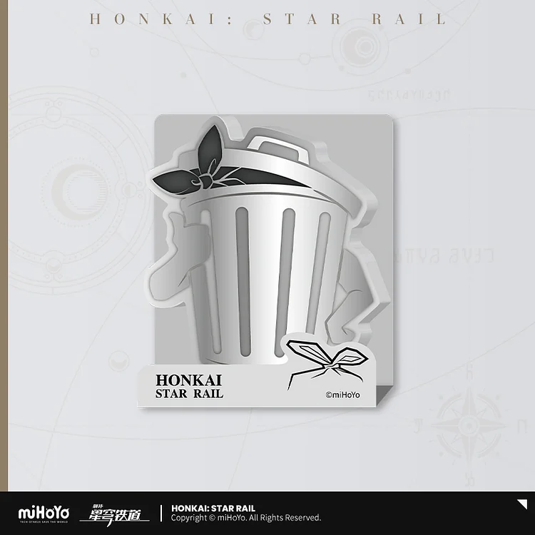Trash Can Series of Post-it Notes [Original Honkai Official Merchandise]