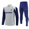 Tottenham Hotspur 25-26 1/4 Zip Tracksuit Gray Chandal