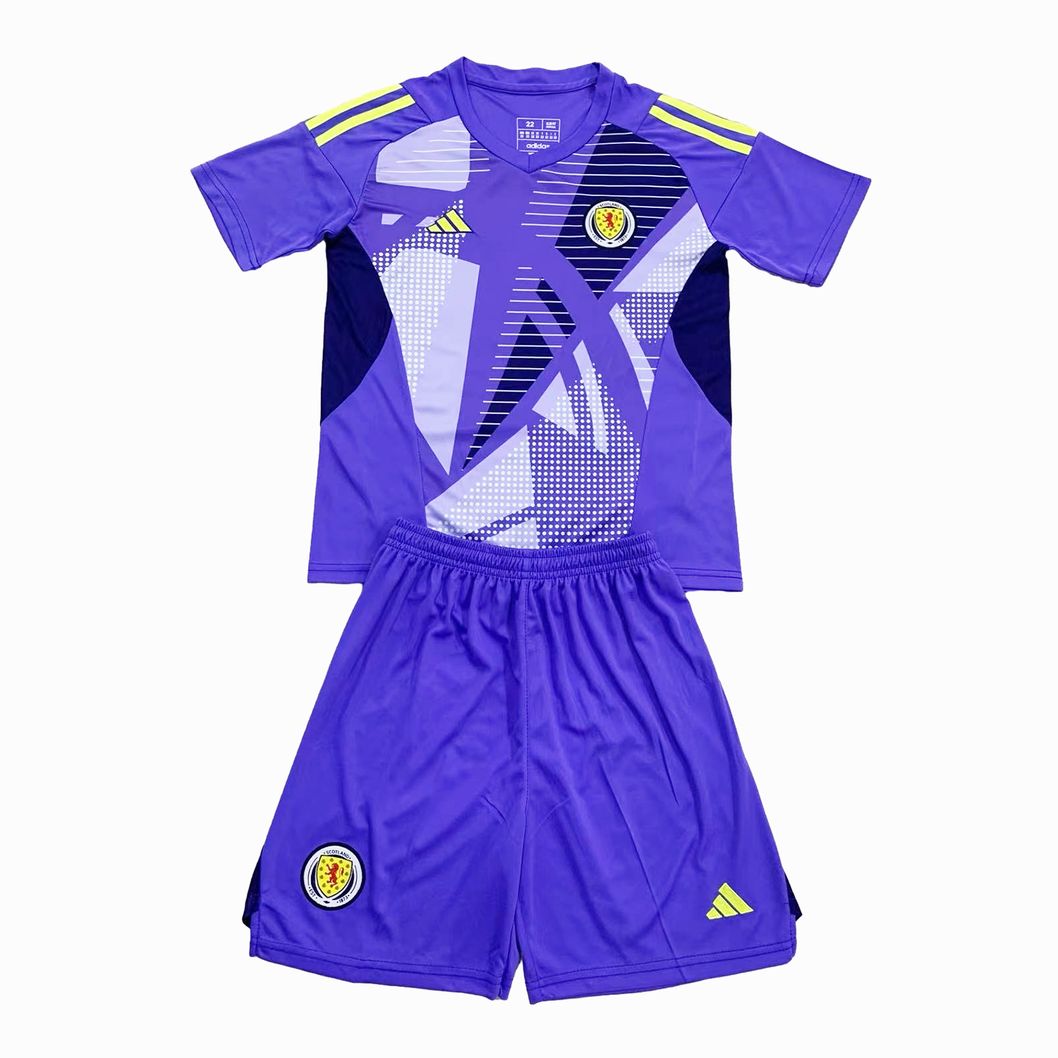 S-c-o.t l.a-n.d 2024 Goalkeeper Kids Kit - Purple