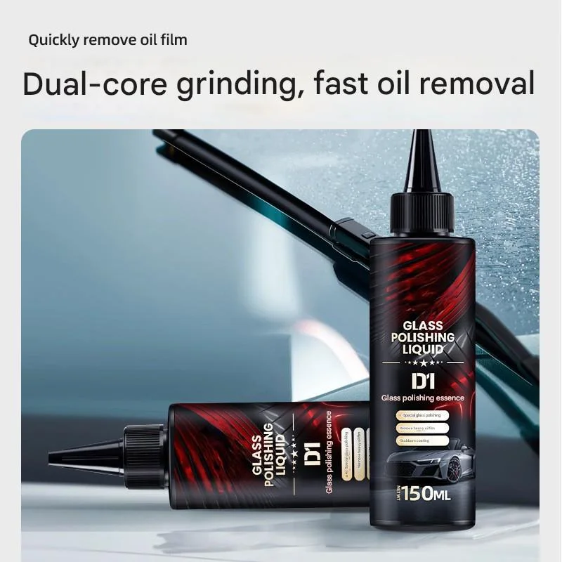 Car glass polishing liquid--upgraded cerium oxide to remove oil film, water stains, and minor scratches without traces