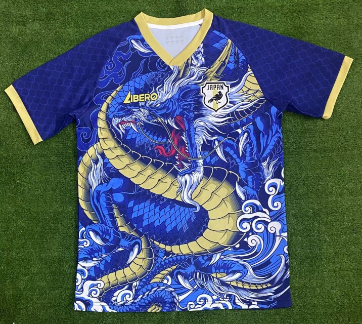 24/25 Japan Dragon Blue Soccer Shirt Thai Qulity