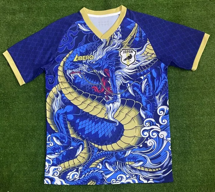 24/25 Japan Dragon Blue Soccer Shirt Thai Qulity