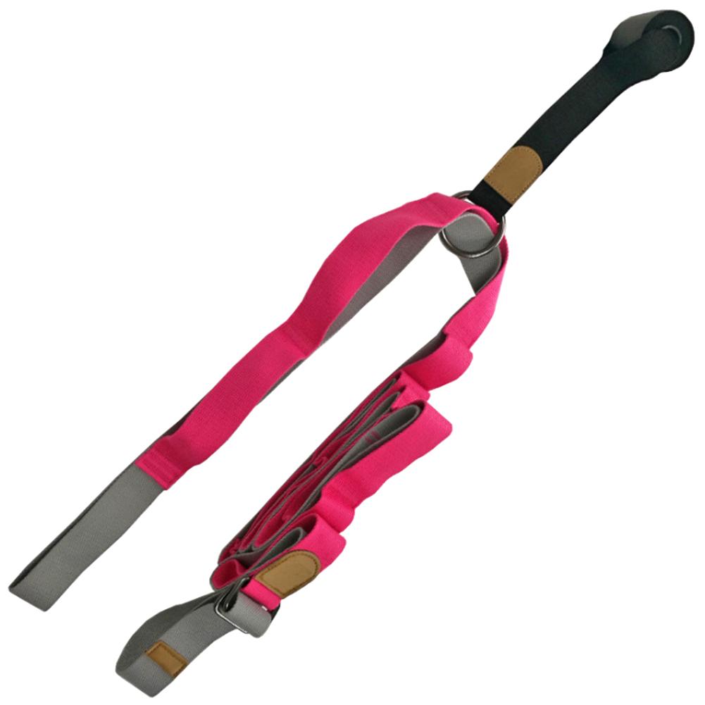 

Door Split Flexibility Sports Yoga Ballet Band Exercise Leg Stretcher Belt, Rose red, 501 Original