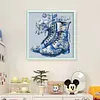 Blue And White Porcelain-Boots-11CT Stamped Cross Stitch 40*40cm/15.75*15.75in