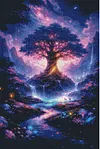 Luxury AB Velvet Diamond Painting Kit - Scenery