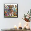 Chien - peinture diamant de forme sp&eacute;ciale - 30*30cm