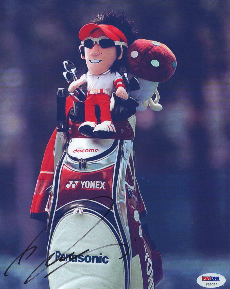 RYO ISHIKAWA SIGNED AUTOGRAPH 8x10 Photo Poster painting - PGA TOUR, JAPAN GOLF TOUR, FLAG PSA