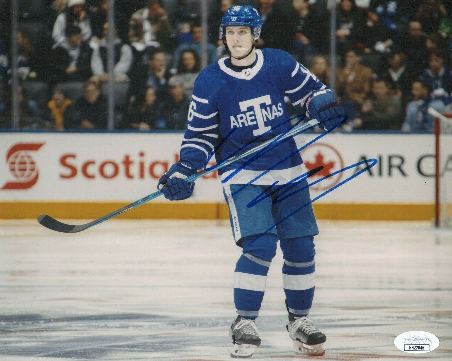 Toronto Maple Leafs Mitch Marner Signed Autographed 8x10 NHL Photo Poster painting JSA COA #4