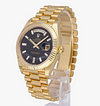 Rolex Day-Date 40 Presidential dial, Fluted Bezel, President bracelet, 2022 model Yellow gold Watch 228238-0004