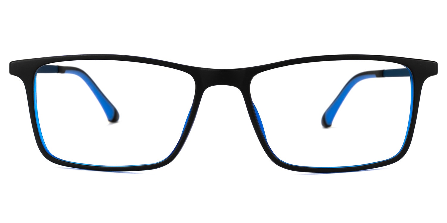 Salvador Rectangle Blue Eyeglasses
