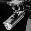 Digital Display Bicycle High-Beam Headlights Cycling Front Flashlight MTB Parts