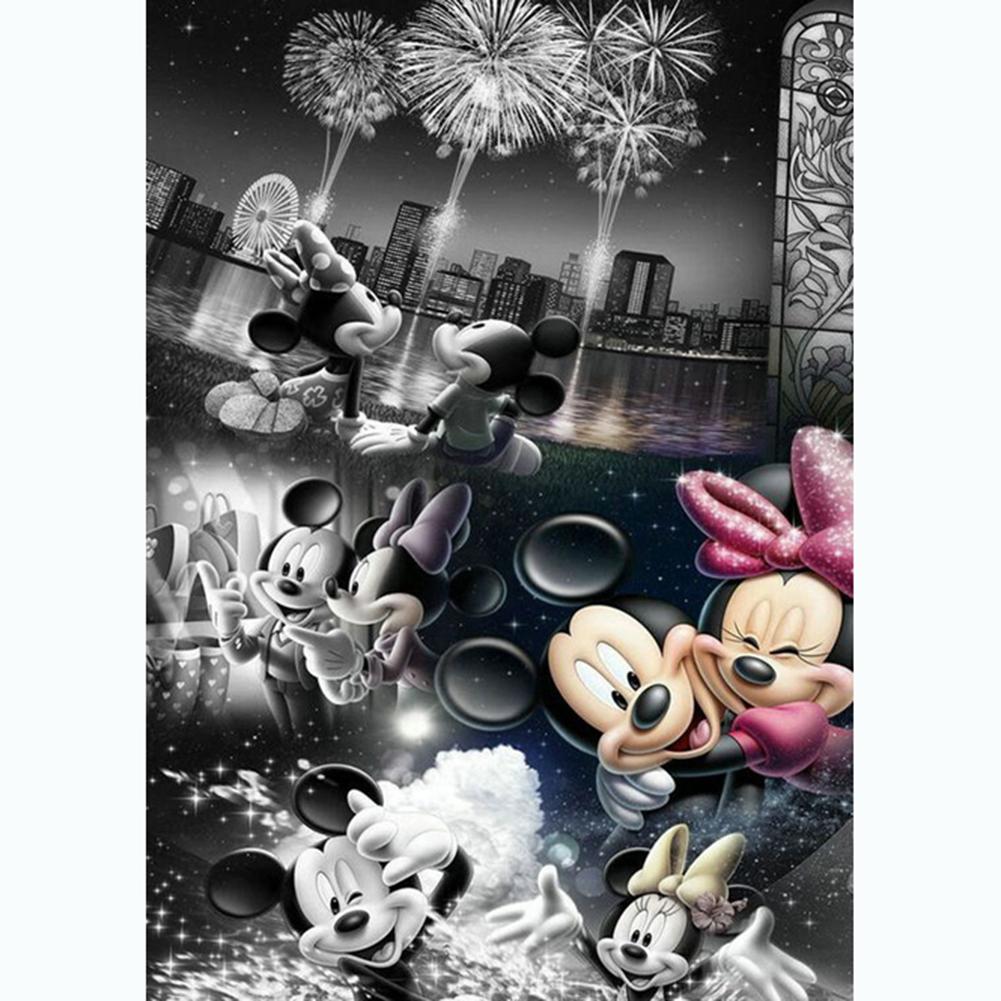 

30*40CM - Mickey Mouse - Round Drill Diamond Painting, 501 Original