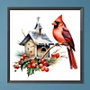 Diamond Painting-DIY Full Round Drill Cardinal on a Branch(40*40cm)