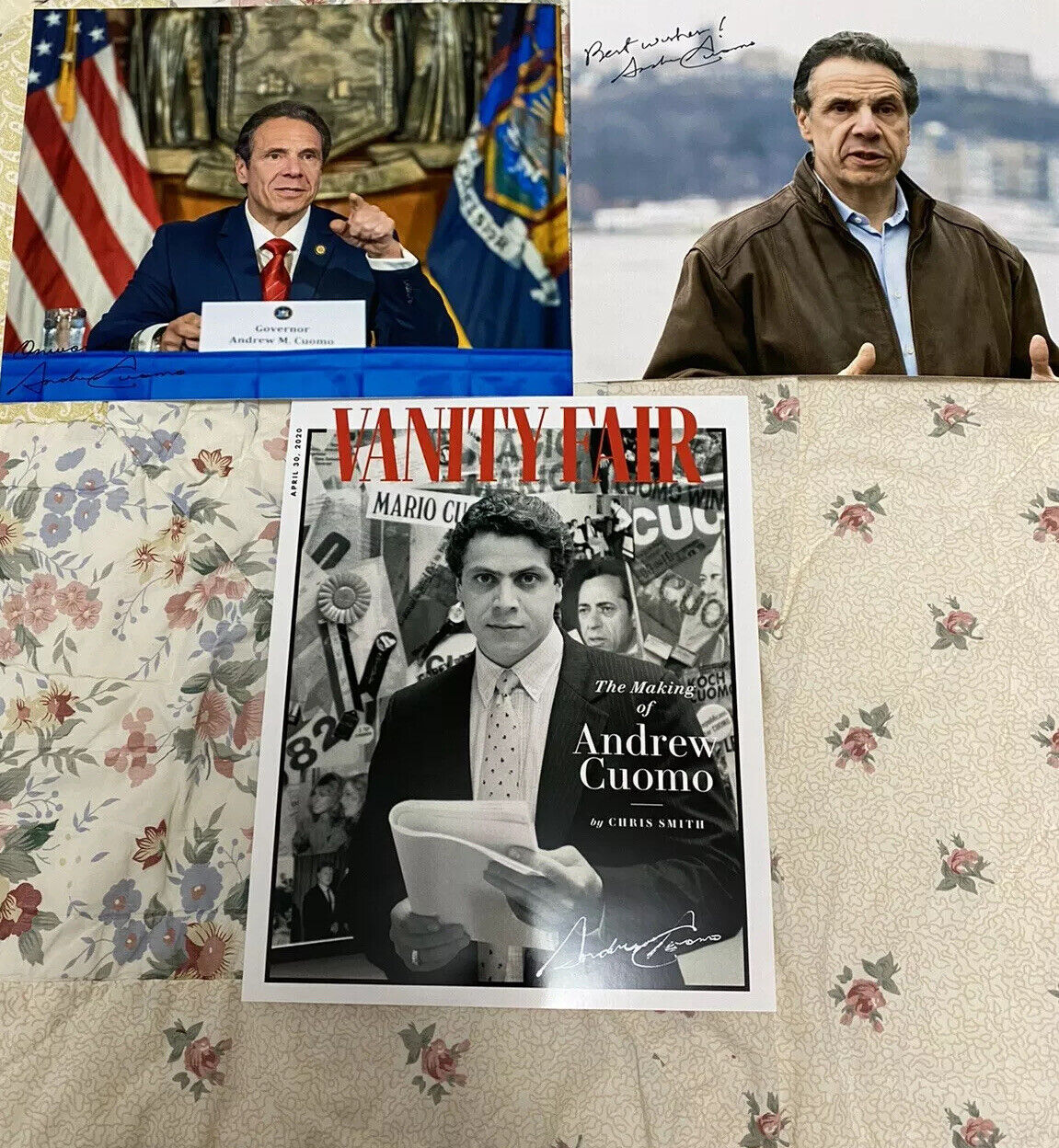 Governor Andrew Cuomo signed autographed Autopen 8x10 Photo Poster painting Lot