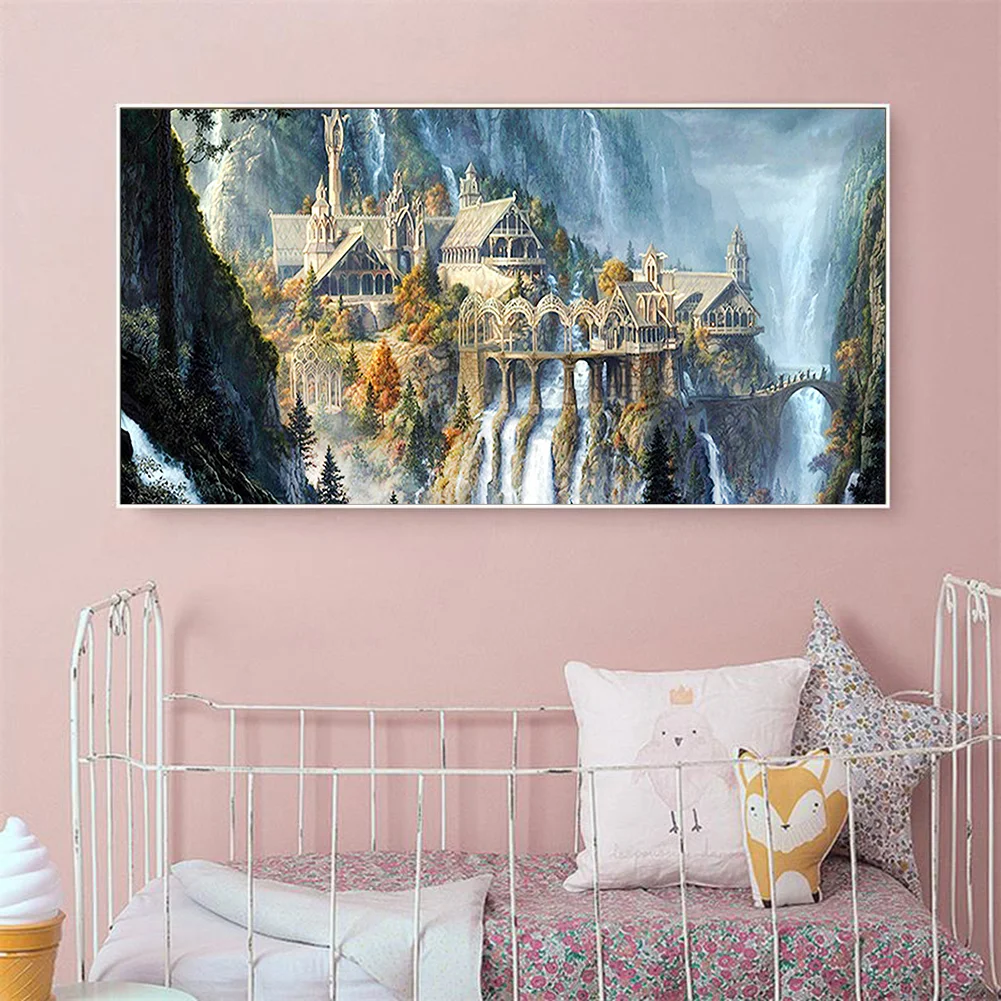 Diamond Painting - Full Square Drill - Mountain Attic(80*40cm)